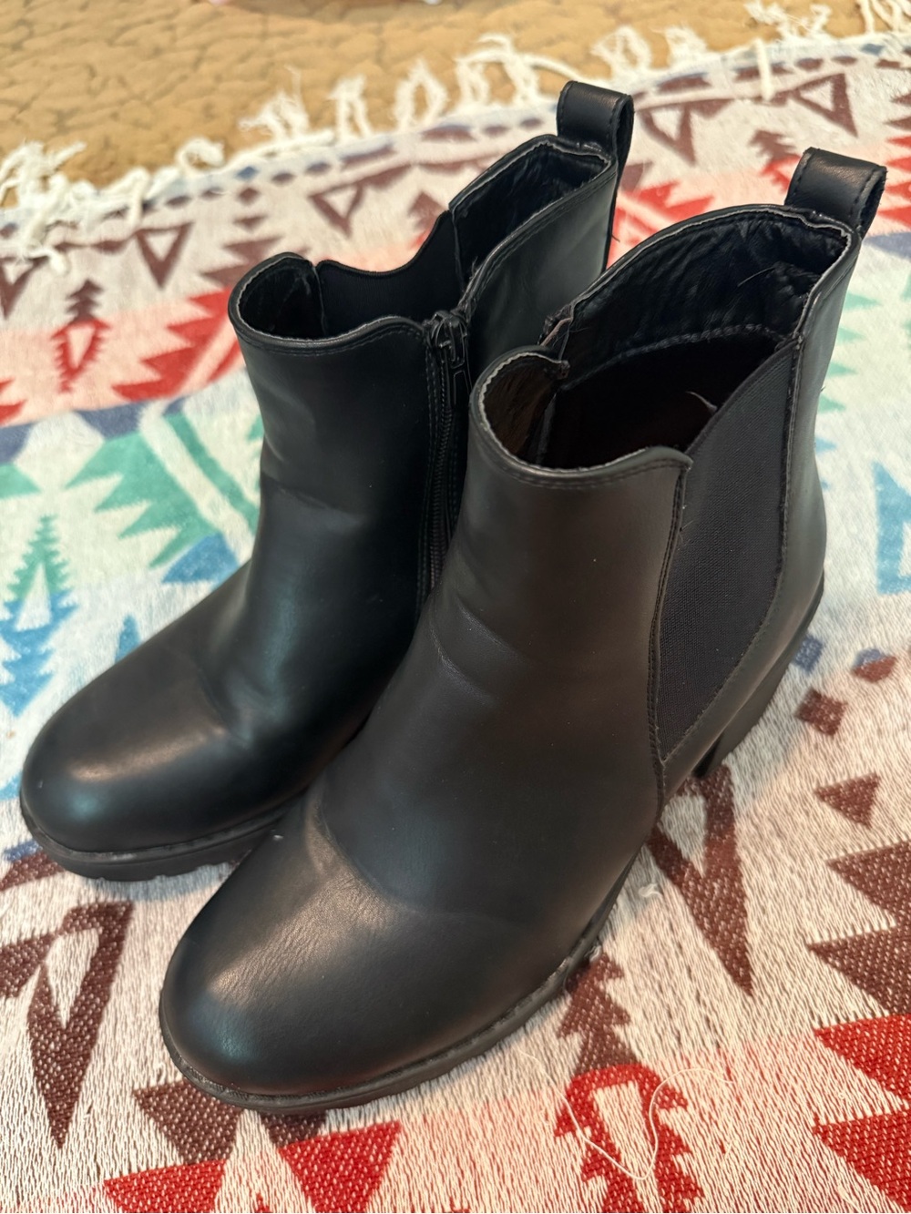 Black Women's Ankle Boots - Classic Comfort